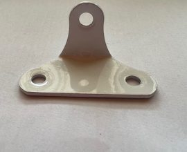 Cantoneira Universal 3 furos aliviada 1,90mm Branca 3D