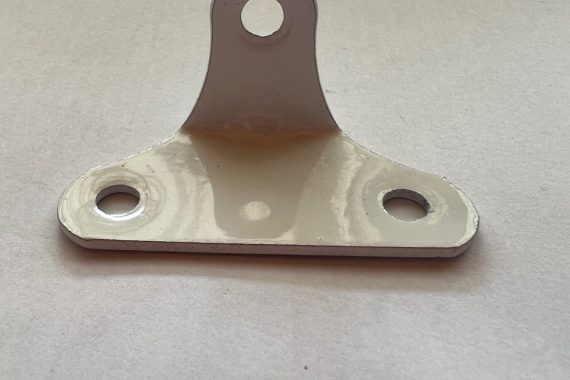 Cantoneira Universal 3 furos aliviada 1,90mm Branca 3D