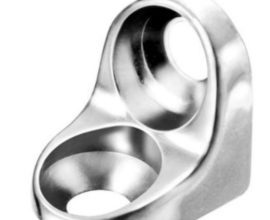 Cantoneira 13×13 maciça Niquelada 3D