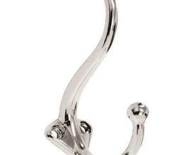 Cabide grande duplo vertical Cromado 3D