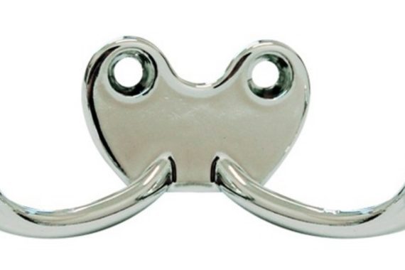 Cabide Chapolin duplo horizontal Cromado