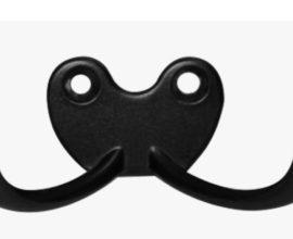 Cabide Chapolin duplo horizontal Preto