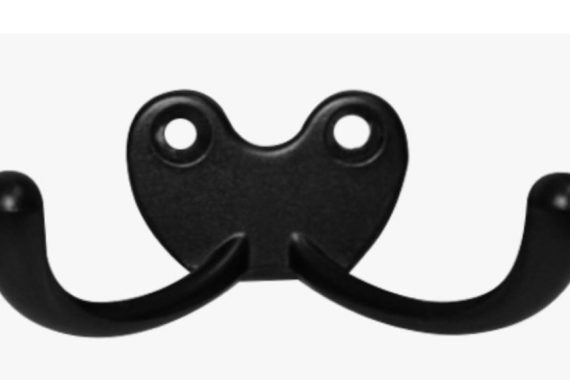 Cabide Chapolin duplo horizontal Preto