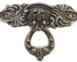 Puxador 228 117 grande Ouro Velho 3D