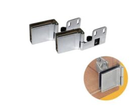 Dobradiça para vidro 32x30mm cromadoHardt F0055