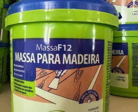 Massa F12 1,65kg Viapol (diversas cores)