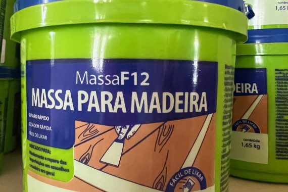 Massa F12 1,65kg Viapol (diversas cores)