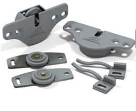 Sistema Deslizante RO 21M (30 Kg) Embutido para 01 Porta Rometal