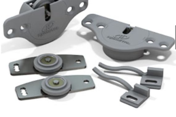 Sistema Deslizante RO 21M (30 Kg) Embutido para 01 Porta Rometal