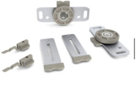 Sistema de Porta de Correr RO 25 Embutir com Guia 2207 para 1 Porta 30Kg Rometal