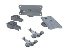 Sistema Deslizante RO 47 (60 Kg) com Guia 4025 Embutido para 01 Porta Rometal