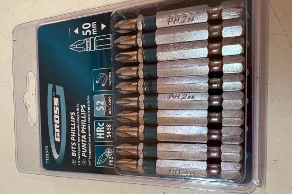 Ponteira Bits Phillips PH2 50mm imantada GROSS