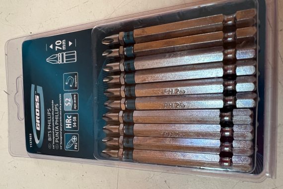 Ponteira Bits Phillips PH2 70mm imantada GROSS
