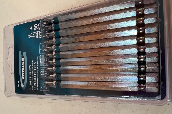 Ponteira Bits Phillips PH2 90mm imantada GROSS