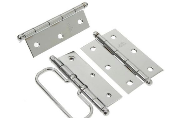 Dobradiça Camarão Aço 3″ X 2 1/2″ Cromada 21004 União Mundial