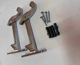 Carranca com parafuso Cromada União Mundial