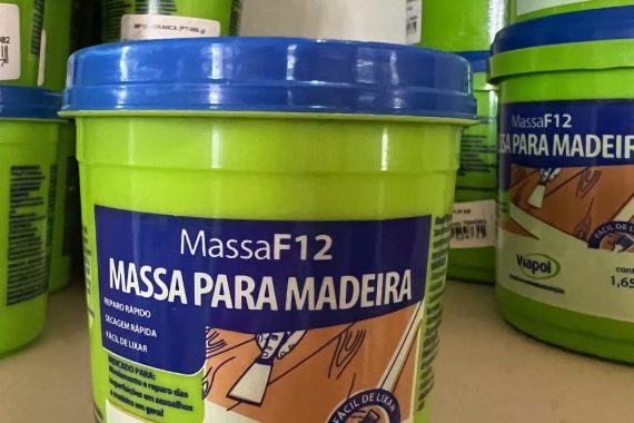 Massa F12 400g Viapol (diversas cores)