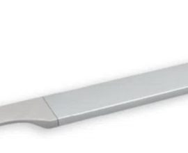 Perfil Puxador Alumínio Facetato RM-183 Barra 6m Anodizado natural Rometal