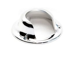 Suporte cabideiro aberto cromado Gecele