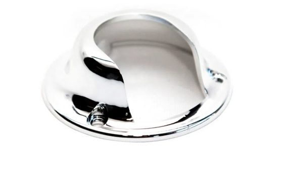 Suporte cabideiro aberto cromado Gecele