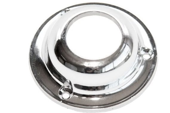 Suporte cabideiro fechado cromado Gecele