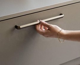 Puxador Trip 396 224mm Cobre fosco/cobre fosco Gecele