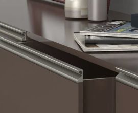 Puxador Collegato 15mm Inox polido Archi