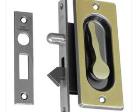 Fecho concha de embutir com trava LO 50108 União Mundial