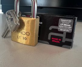 Cadeado 30mm latão Pado