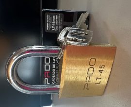 Cadeado 45mm latão Pado