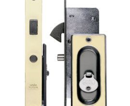 Fechadura Para Porta De Correr Com Chave Dobrável LO 57508 União Mundial