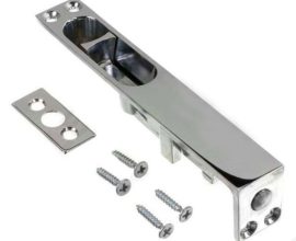 Trinco de embutir 12cm Cromado 51504 União Mundial