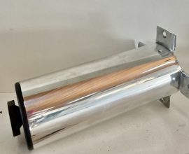 Pé redondo alumínio 150mm polido Hastvel