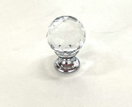 Puxador Requinte cristal cromado 20mm Hastvel