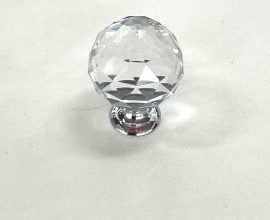 Puxador Requinte cristal cromado 30mm Hastvel