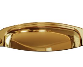 Puxador Colonial 115 096 Dourado real Italyline